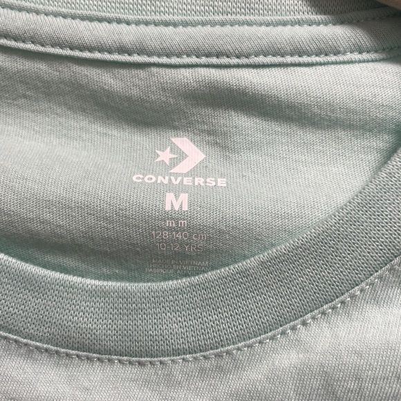 Converse girls medium size T-shirt, 10 to 12 years light dew M - Picture 4 of 6